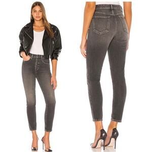 WEWOREWHAT by Joes Jeans the Danielle high rise vintage straight faded black 28